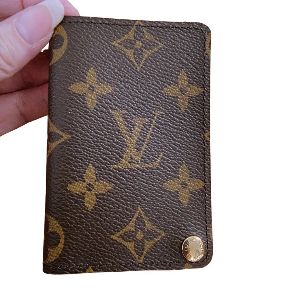 Louis Vuitton Monogram Porte Cartes Credit Pression Card Holder